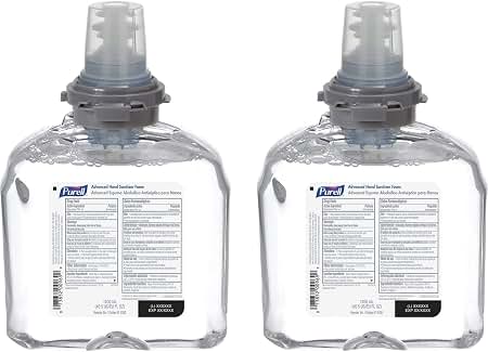 Amazon.com: GOJO 539202 Purell Refill, for TFX Dispenser, 1200 ml